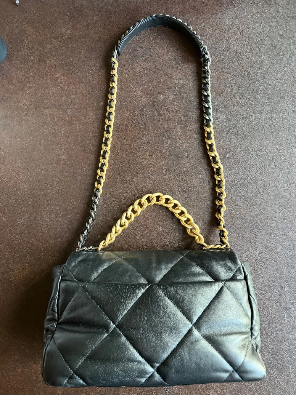 Chanel 19 Large Lambskin Flap Bag